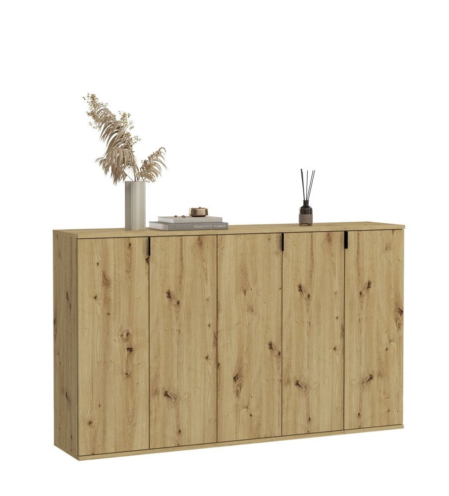 xonox.home Sideboard Garderoben Set Projekt X Kommoden Kombination Artisan Eiche 3-teilig (3 St), Kombination