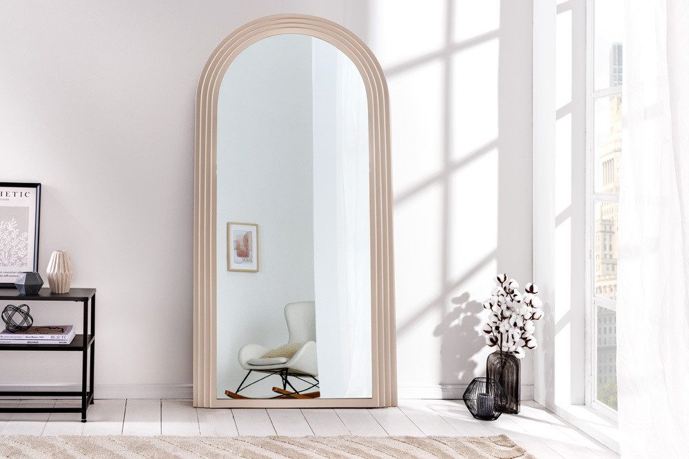 LebensWohnArt Wandspiegel Design Rundbogen Spiegel 160x80cm günstig online kaufen
