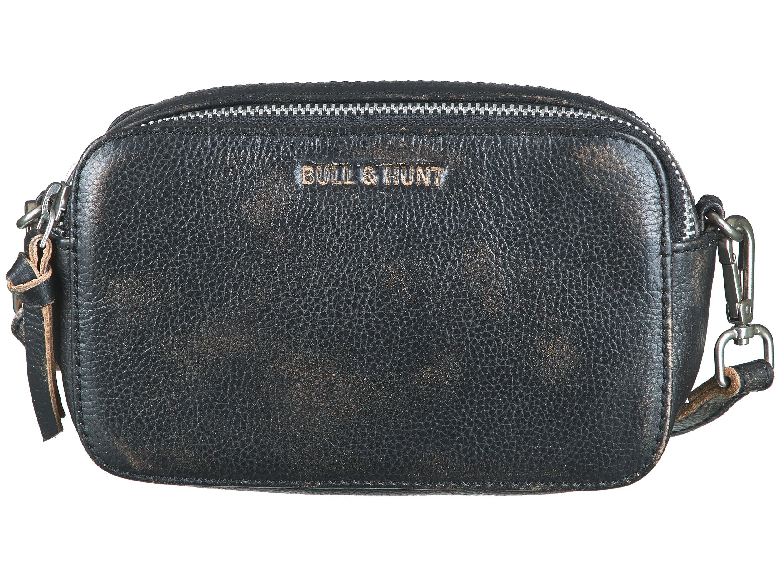 Bull & Hunt Handtasche microbag black distressed | Handtaschen