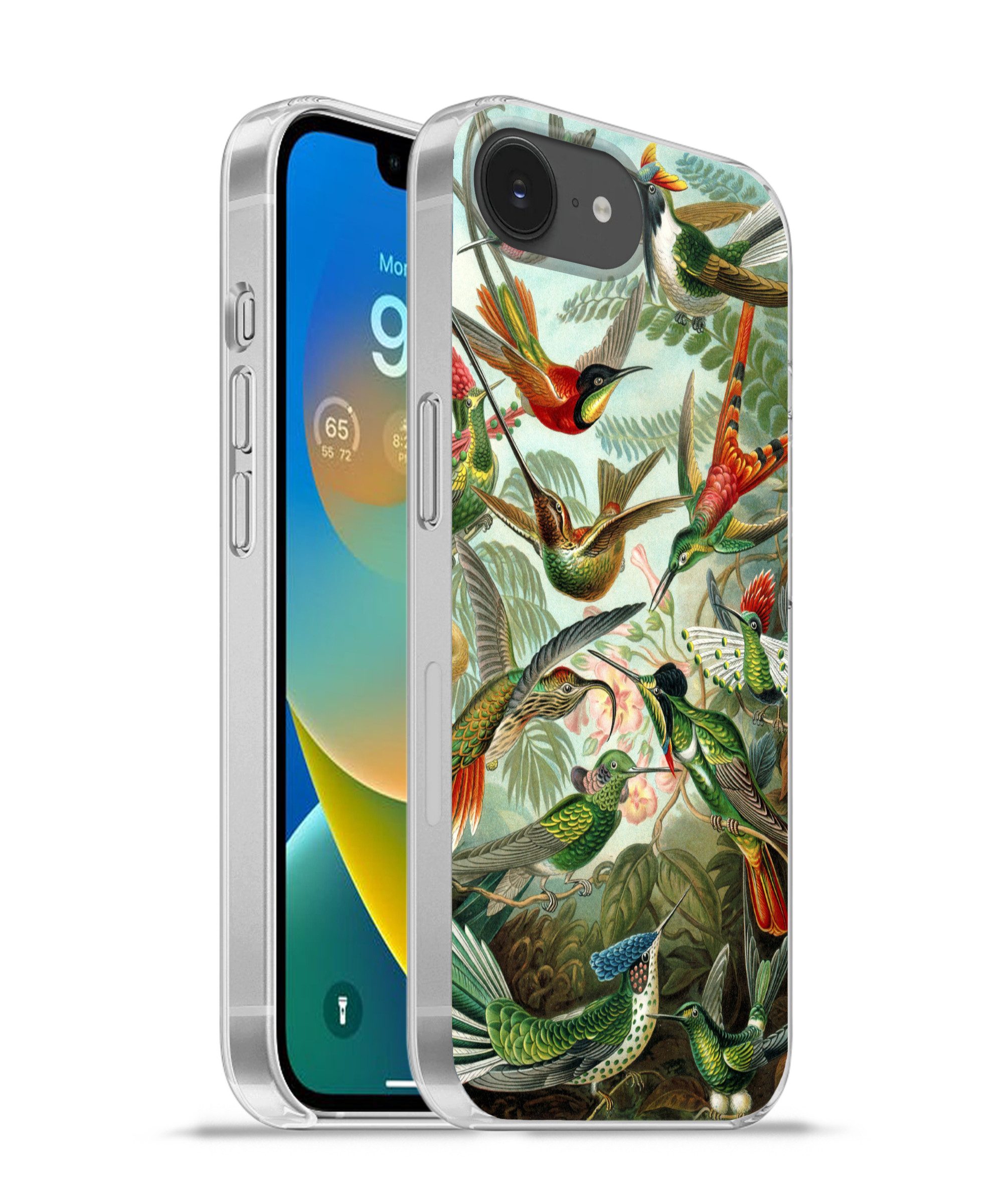 MuchoWow Handyhülle für Apple iPhone 16e Trochilidae - Alte Meister - Kunst, Smartphone-Bumper, Print, Handy Schutzhülle Dünn