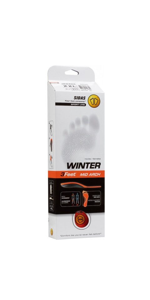 Sidas Спортивные носки EINLEGESOHLE WINTER 3 FEET 12 MID