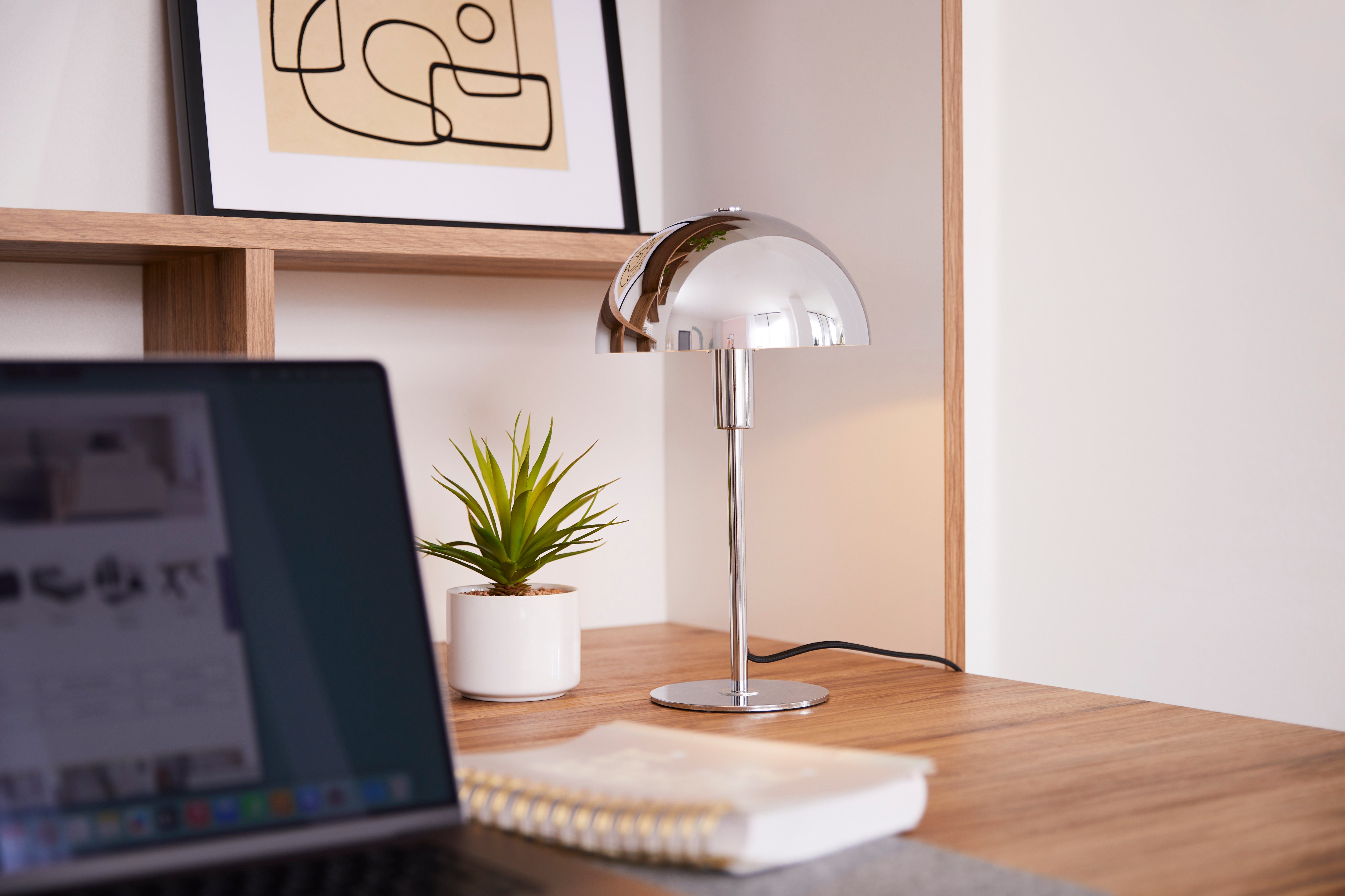 LeGer Home by Lena Gercke Tischleuchte Linnea Pilz Lampe, ohne Leuchtmittel günstig online kaufen