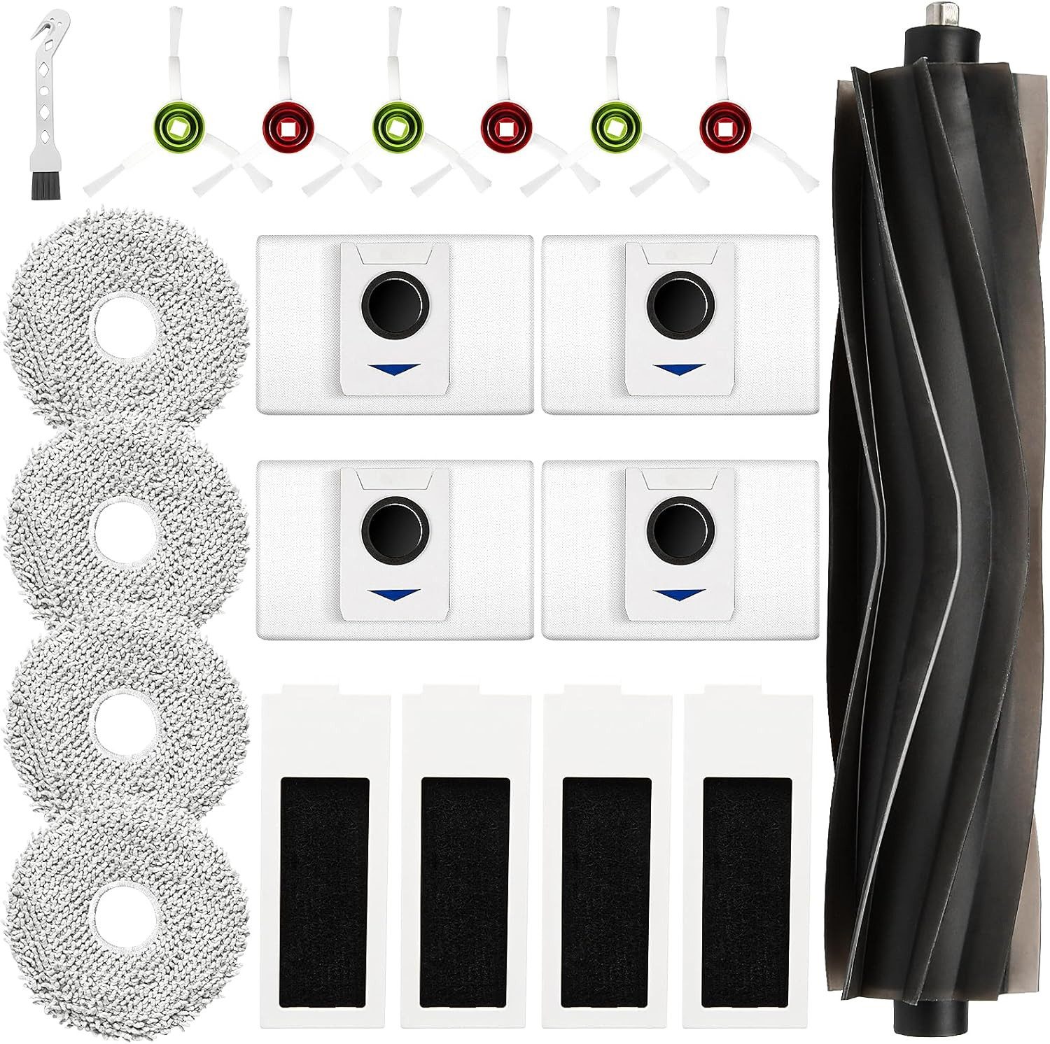 FELIXLEO Saugroboter Zubehör-Set 20 Stück Zubehör für ECOVACS T20 Omni / T20e Omni, (1-tlg)