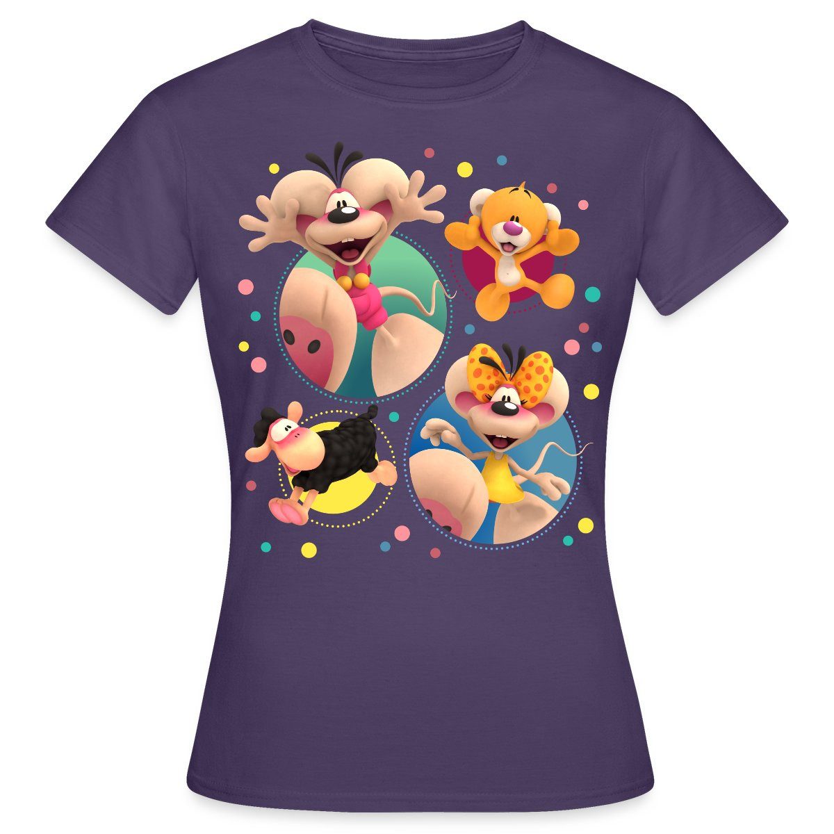 Spreadshirt T-Shirt Diddl Wollywell Diddlina Pimboli günstig online kaufen