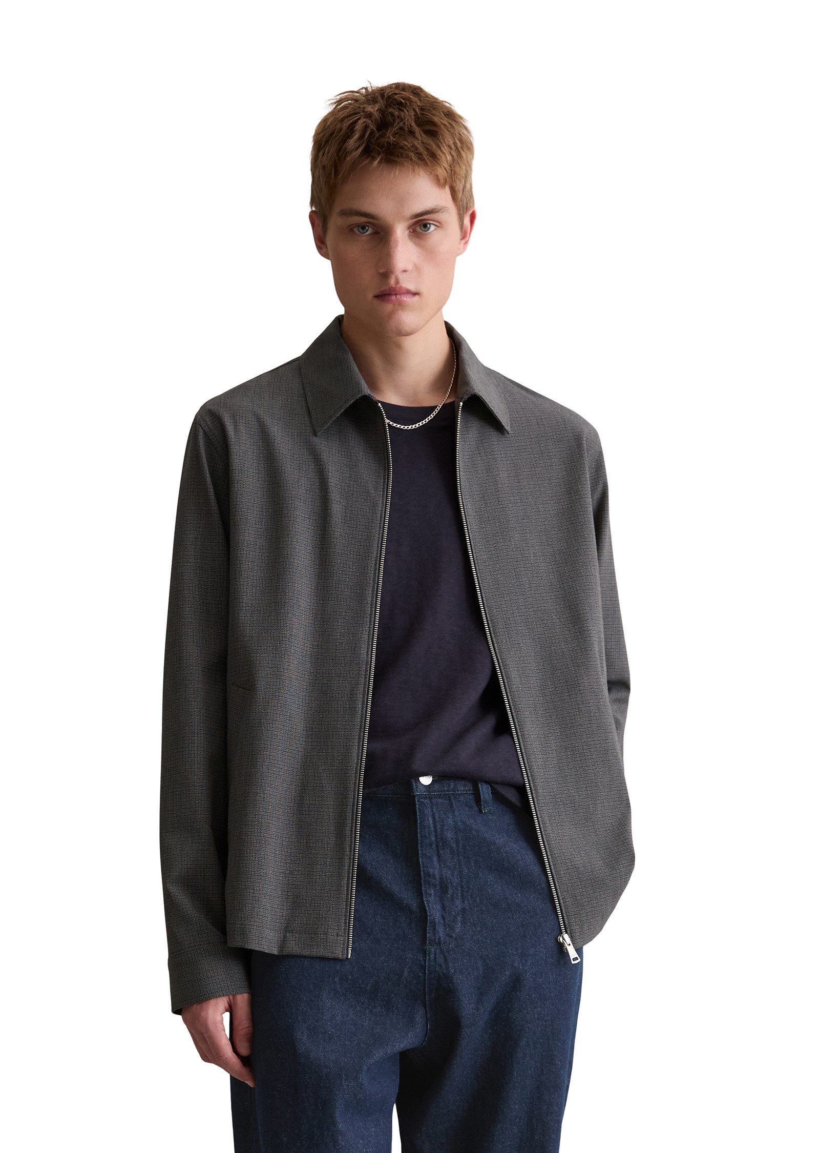 Marc O'Polo DENIM Kurzjacke aus hochwertigem Material-Mix