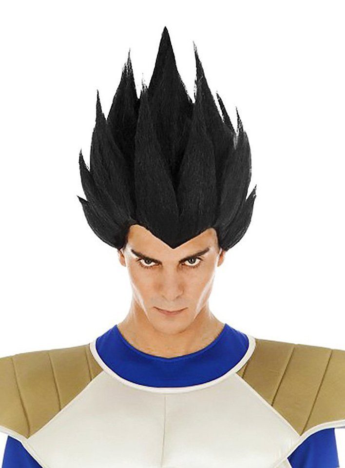 CHAKS Kostüm-Perücke Dragonball Z Vegeta Perücke, Die lizenzierte Perücke von Son-Gokus Widersacher