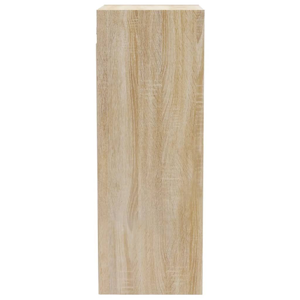 furnicato Wandregal cm Holzwerkstoff Sonoma-Eiche 34,5x32,5x90 Wandschrank