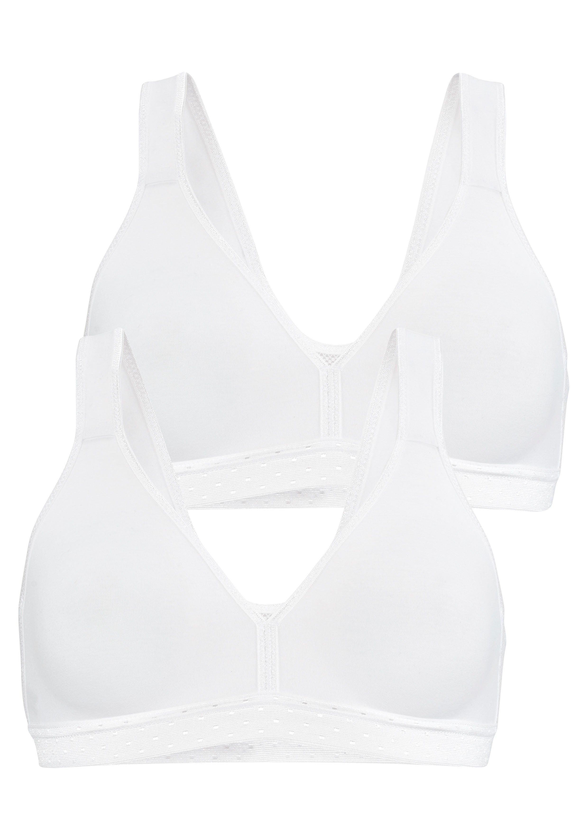 petite fleur Sport-BH (Packung, 2 Stück) ohne Bügel für Yoga günstig online kaufen