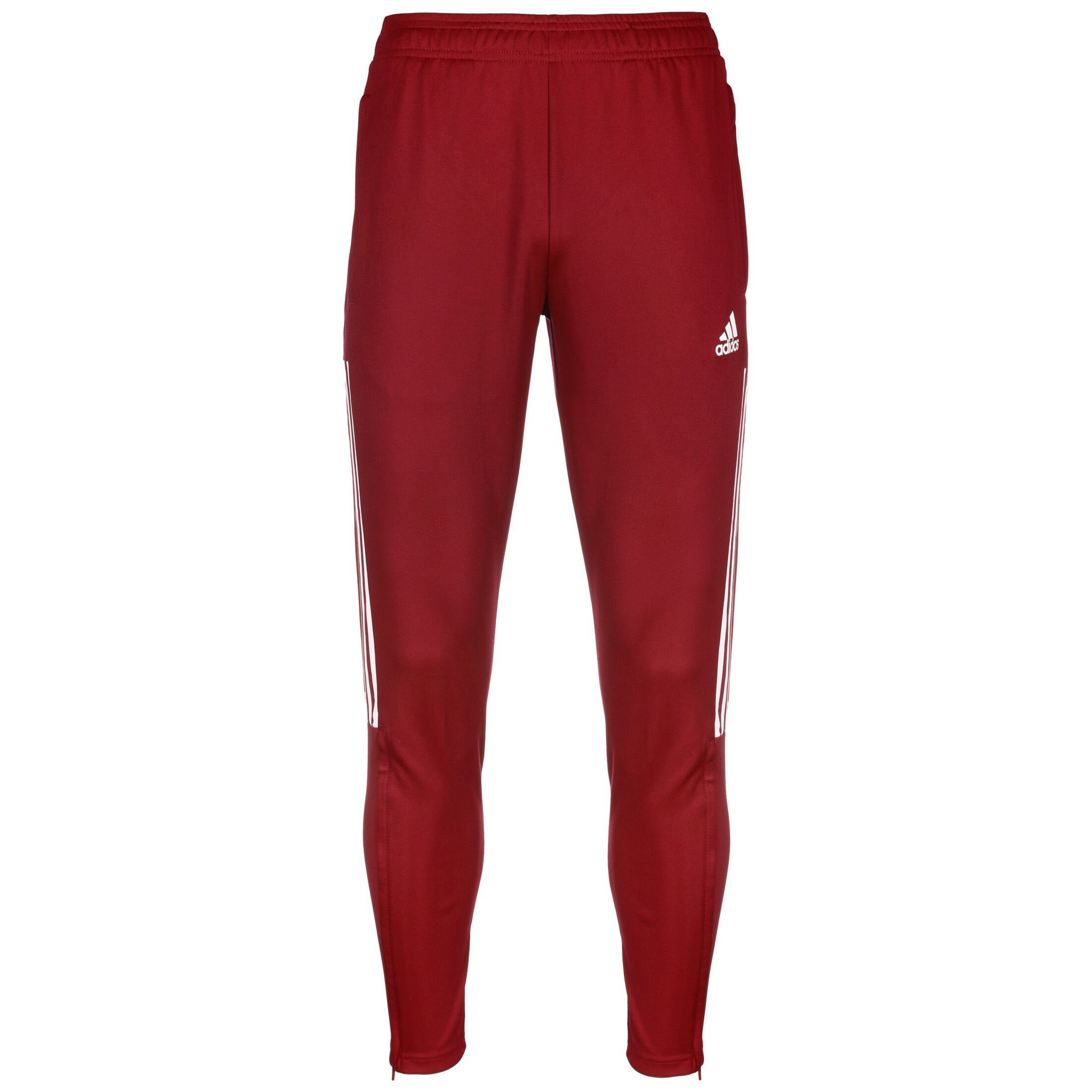 Tiro Trainingshose rot Performance Sporthose / adidas 21 weiß Herren