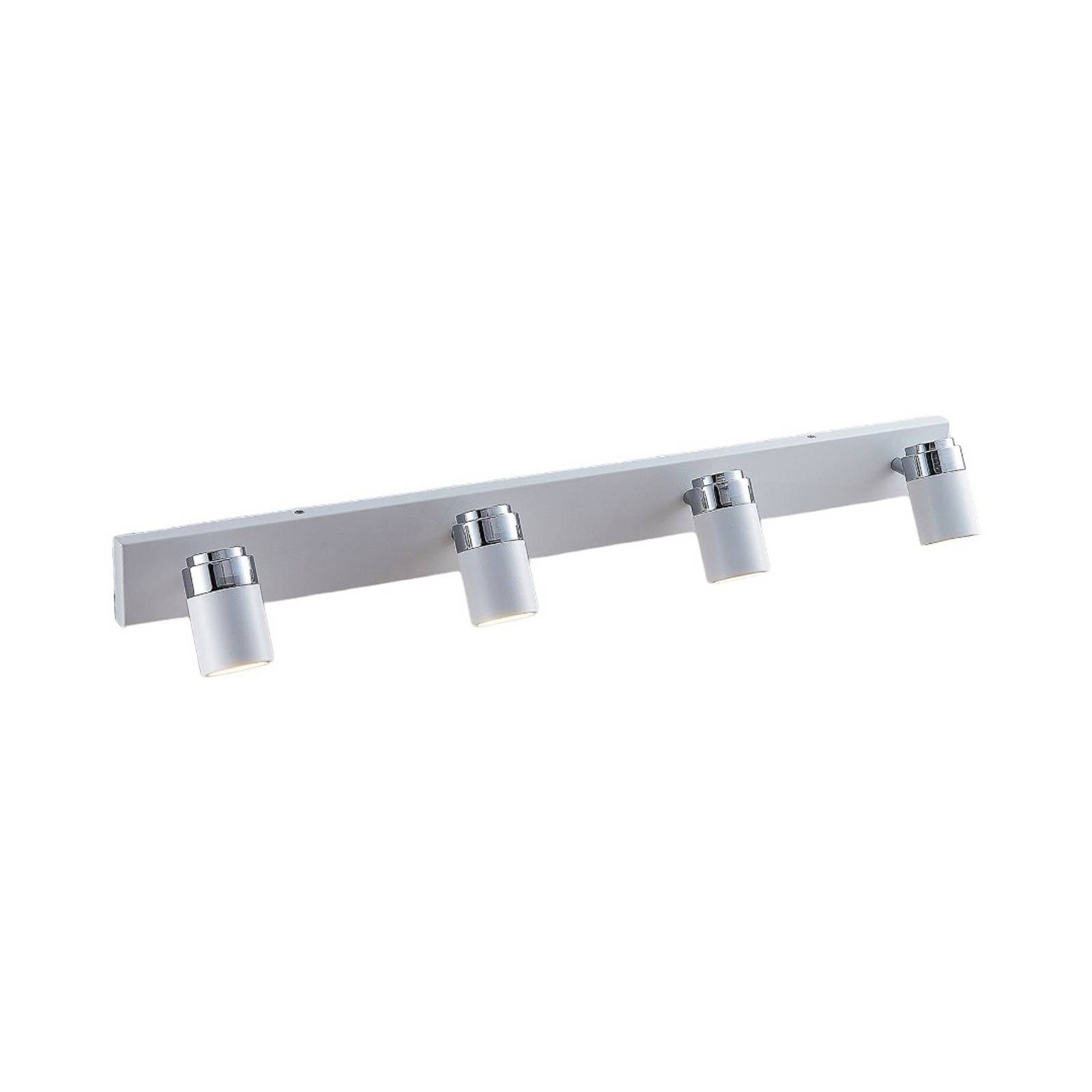 Lindby Deckenstrahler Kardo, Metall, Weiß IP44, 4 x 35 W günstig online kaufen