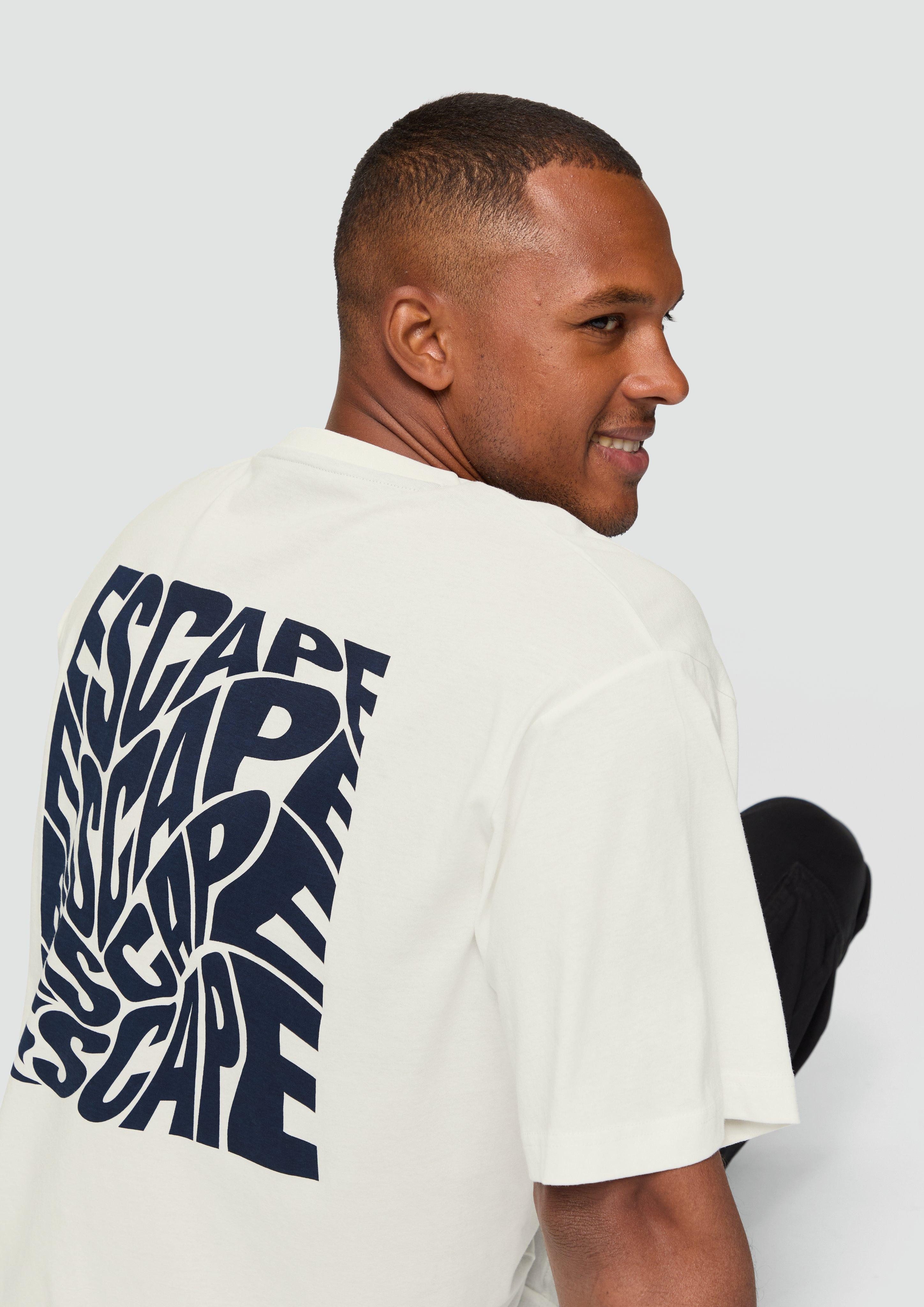 QS Kurzarmshirt Jerseyshirt im Loose Fit günstig online kaufen