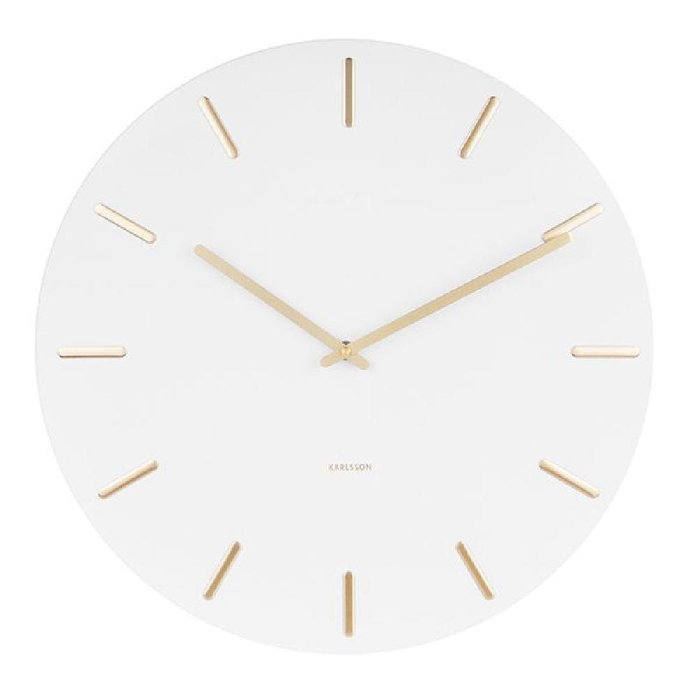 Karlsson Uhr Wanduhr Charm Weiß (45cm)