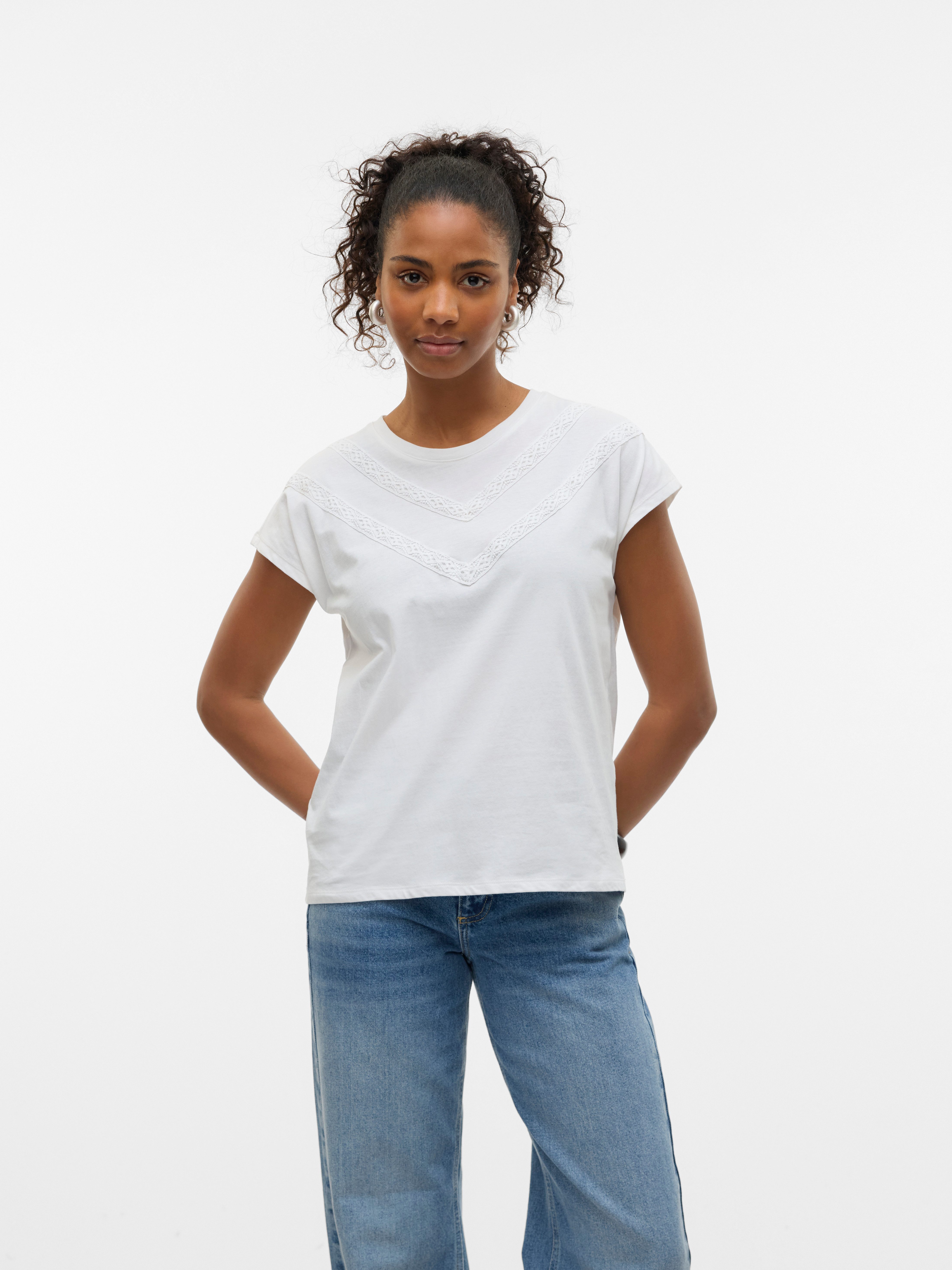 Vero Moda Kurzarmshirt VMPANNA AVA SS günstig online kaufen