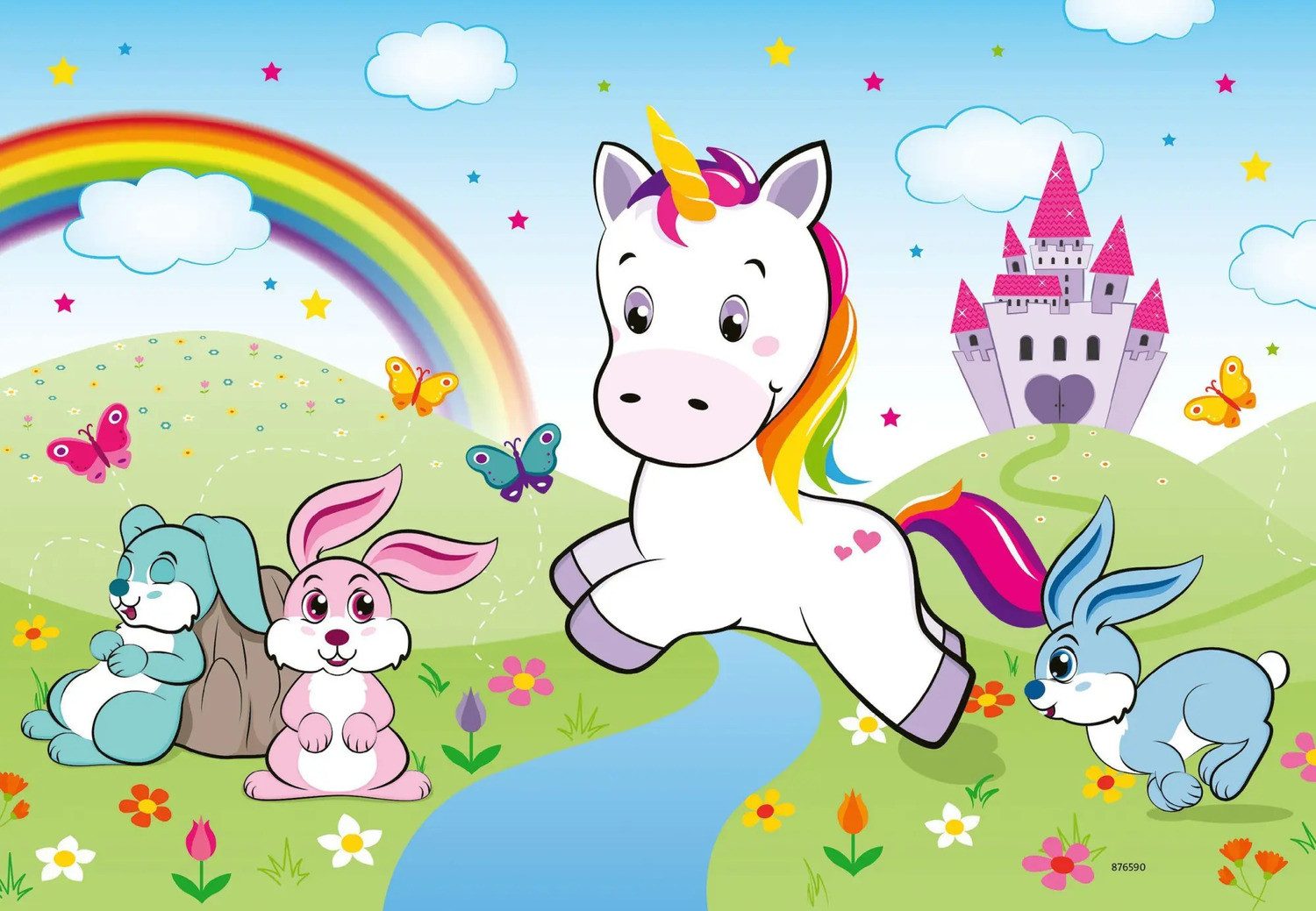 Ravensburger Puzzle Märchenhaftes Einhorn - Puzzle mit 2X24 Teilen, 24 Puzz günstig online kaufen