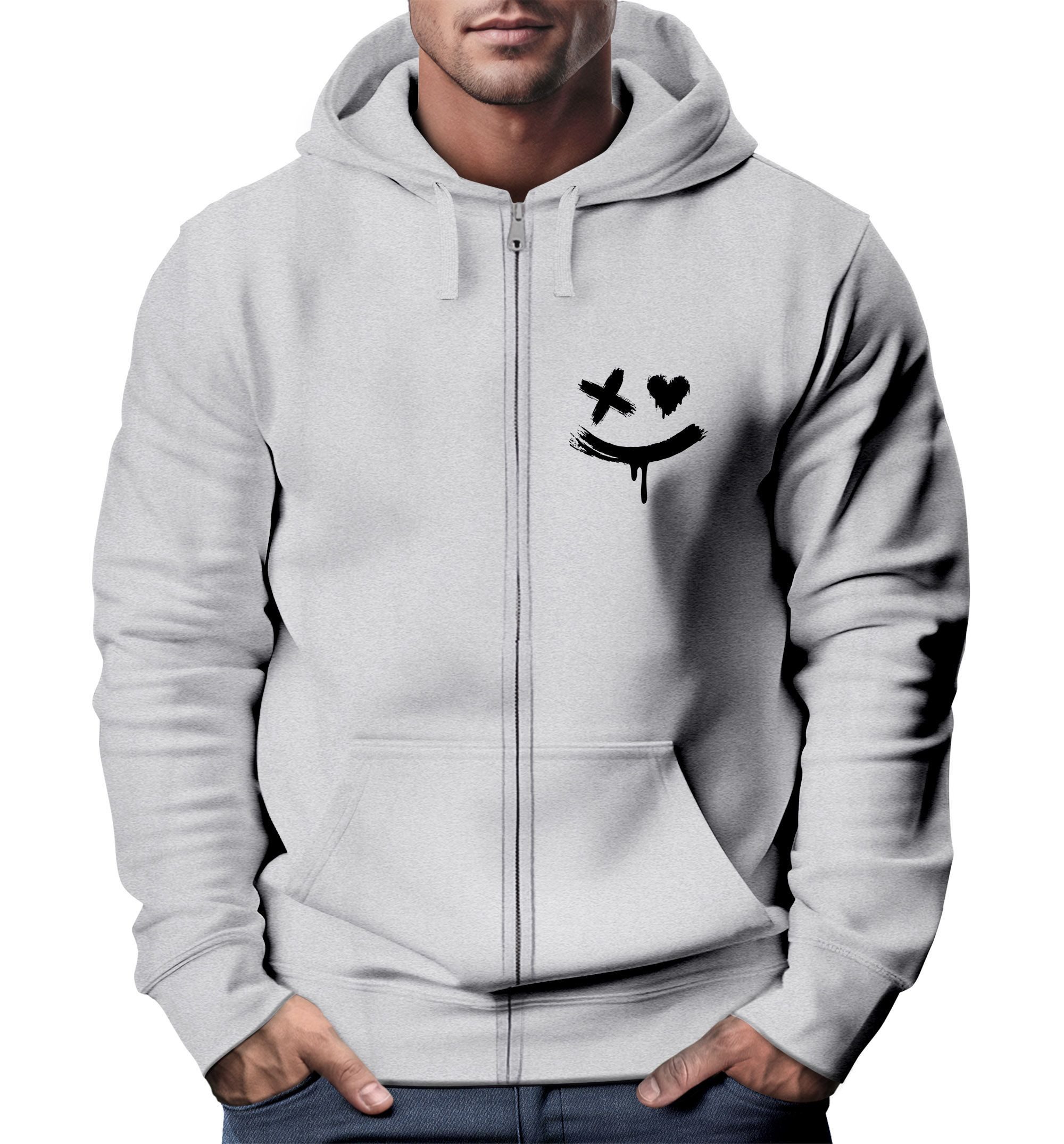 Neverless Sweatjacke Herren Sweatjacke mit Kapuze günstig online kaufen