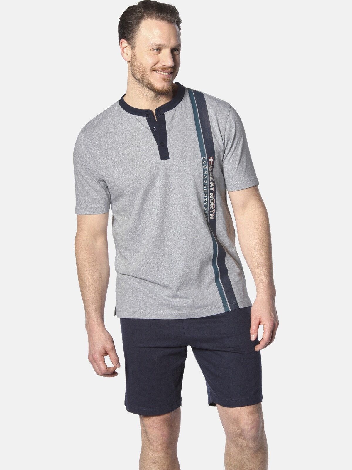 Jan Vanderstorm Schlafanzug LOFTUR (Set, 3 günstig online kaufen