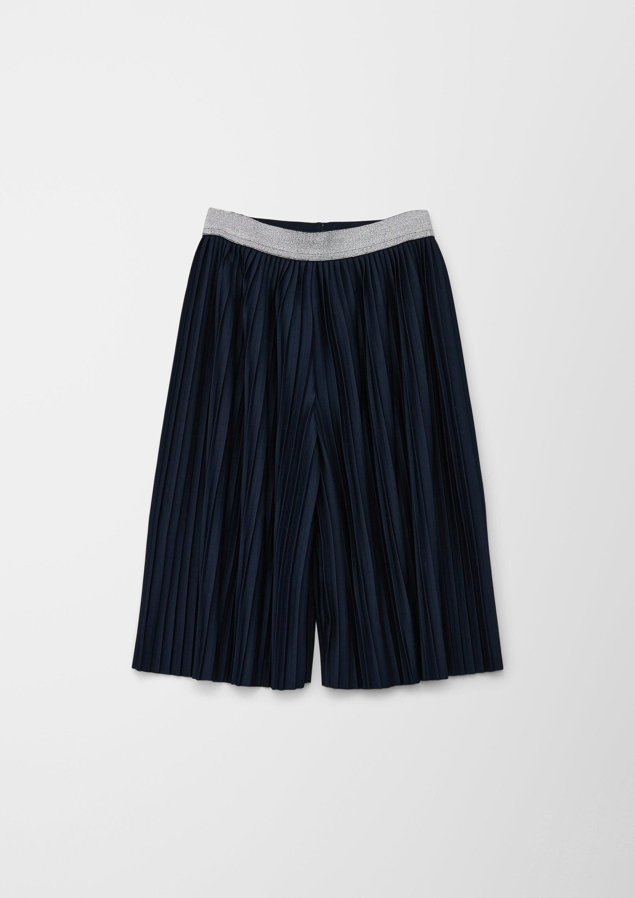 s.Oliver Culotte Leggins Culotte mit Plisseefalten
