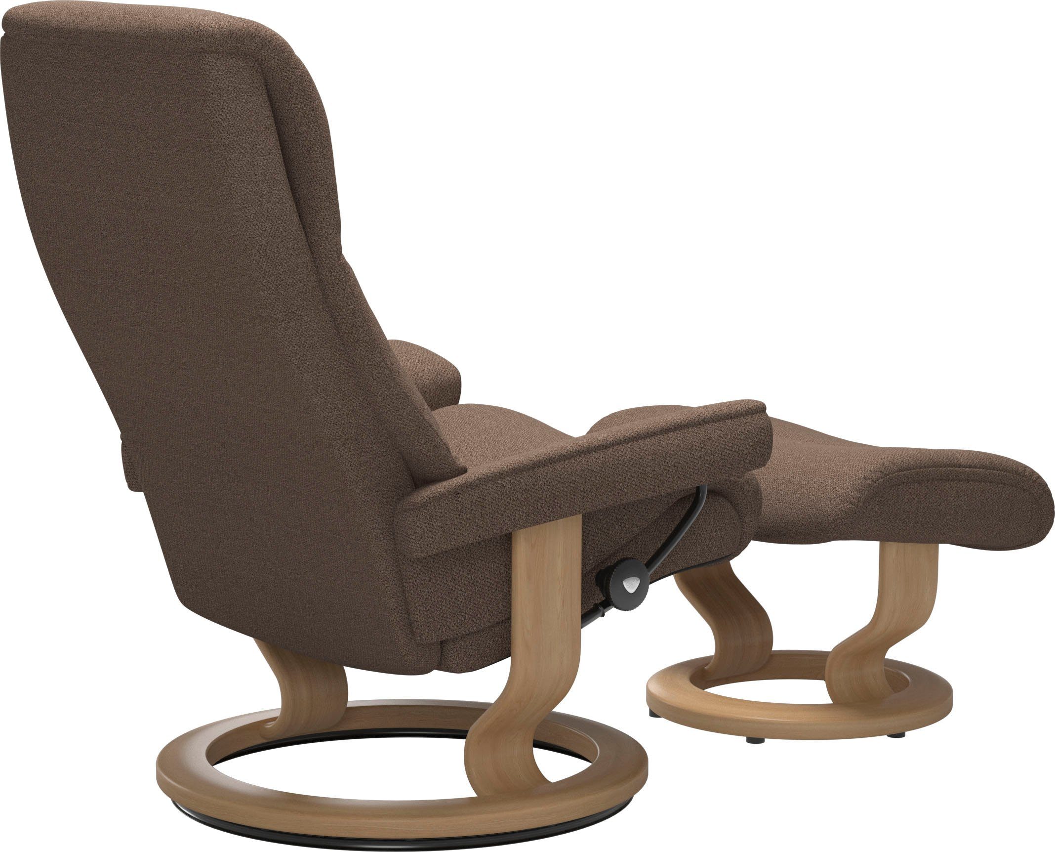 Stressless® Relaxsessel View, mit Classic Base, Größe Eiche S,Gestell