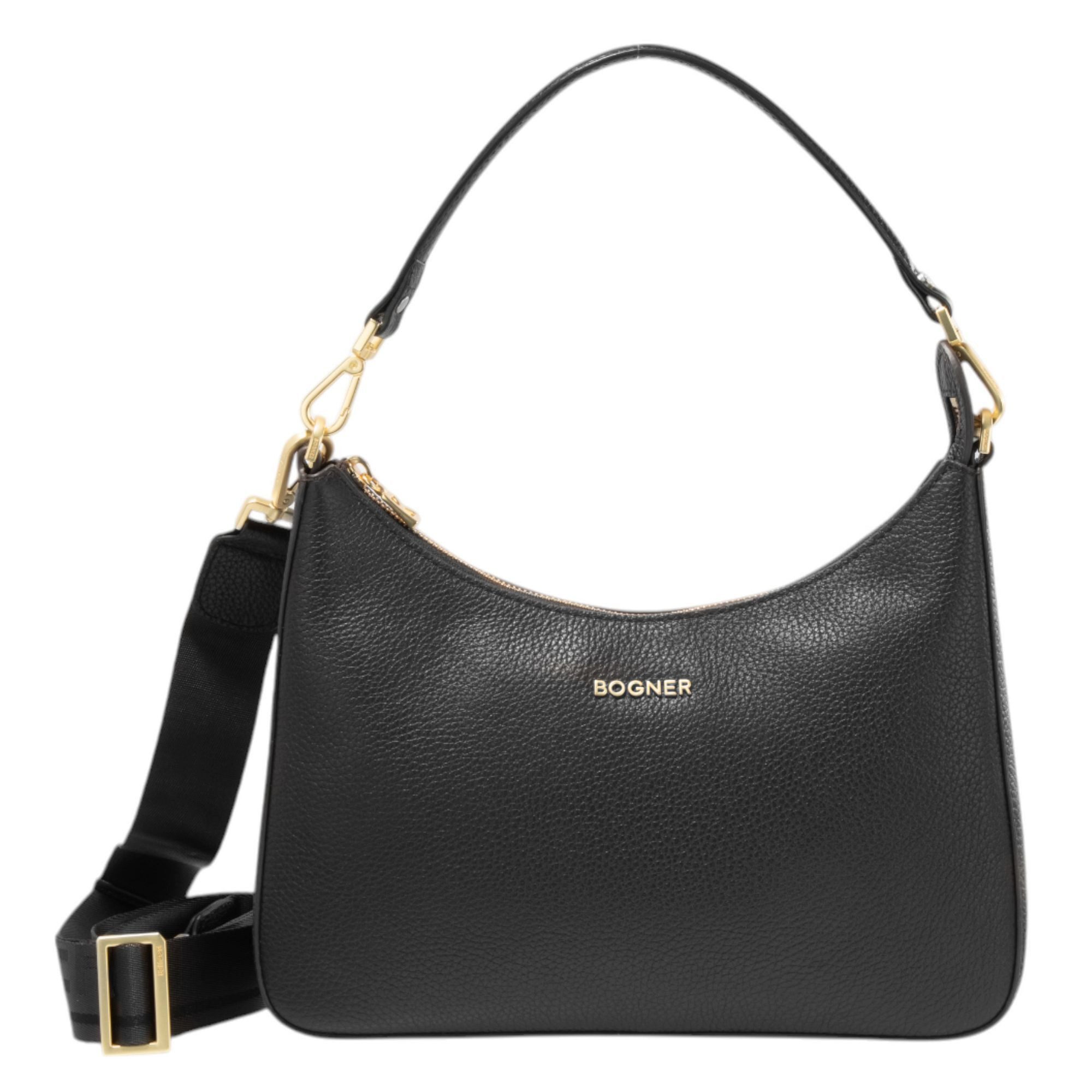 BOGNER Schultertasche Wallis, Leder