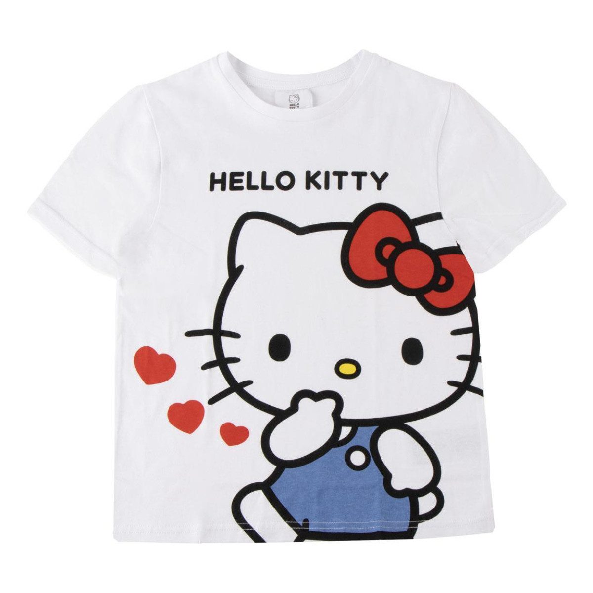 Hello Kitty T-Shirt - Kurzarmshirt Kinder Baumwollshirt Freizeit Sommer Kleidung (1-tlg)