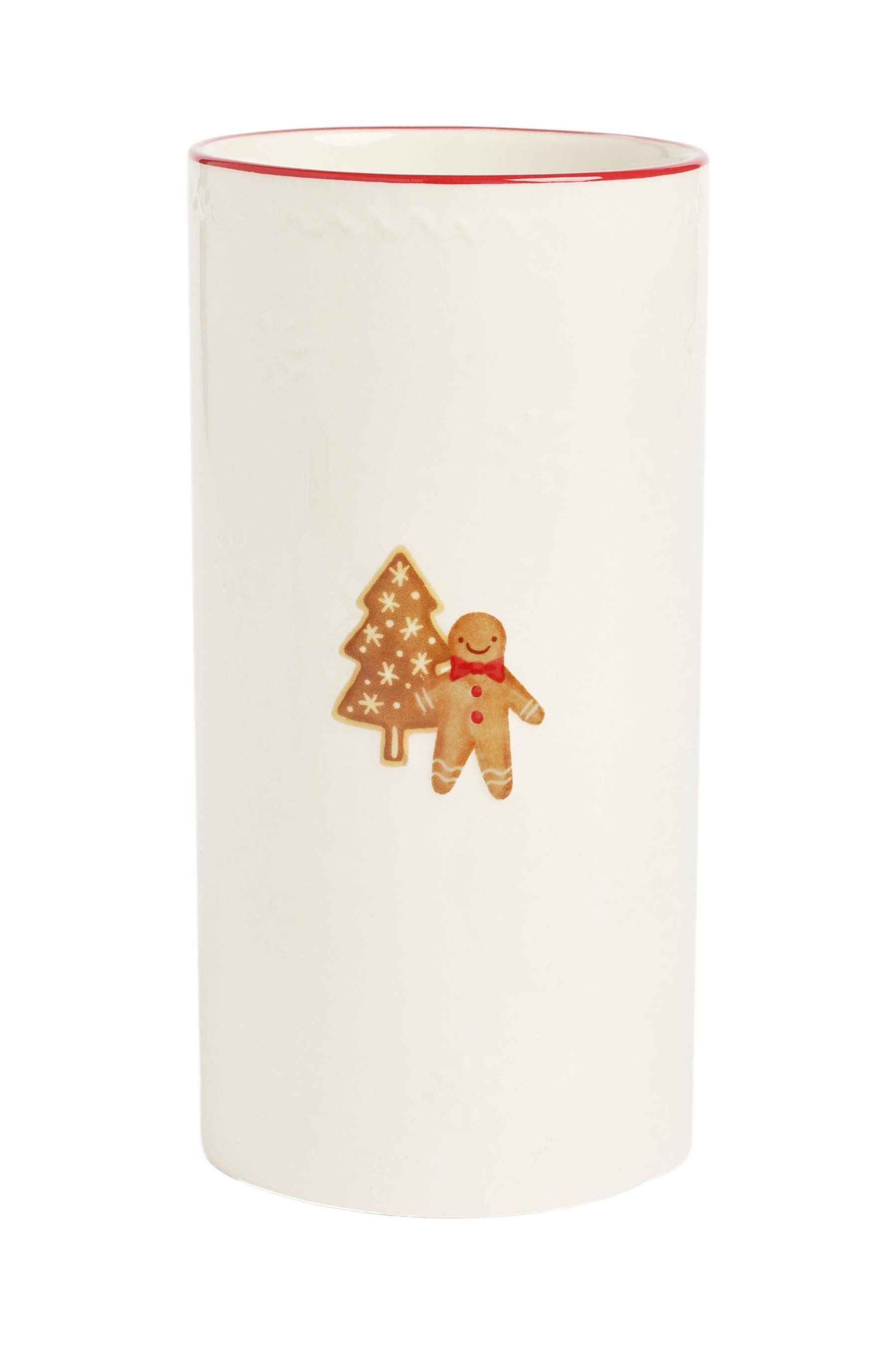 Next Dekovase Keramikvase mit Prägung, Weihnachten/Lebkuchen günstig online kaufen