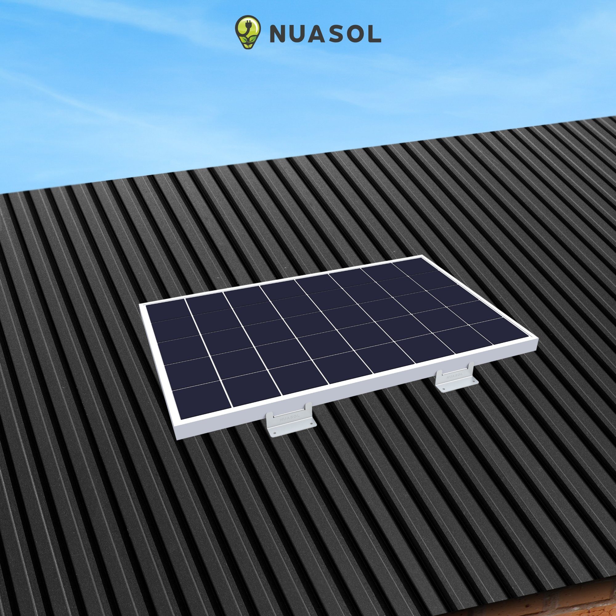8x (Set, NuaFix oder Z-Winkel Montage 16x Montagezubehör St) Solarmodule 8 NuaSol Set Photovoltaik für