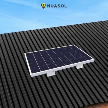 NuaSol Montagezubehör NuaFix 8x oder 16x Set Z-Winkel für Photovoltaik Solarmodule Montage (Set, 8 St)