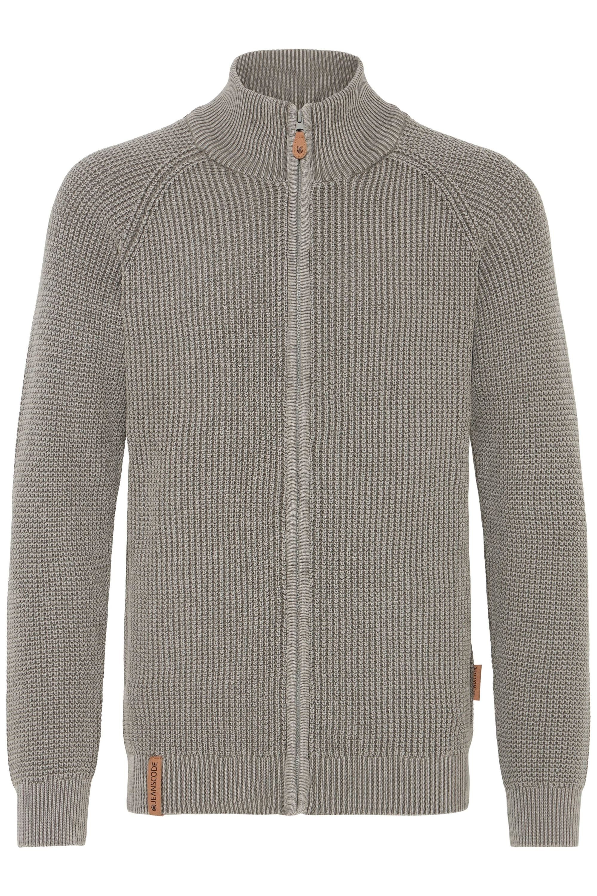 Indicode Strickjacke IDRockly Modische Strickjacke mit Stehkragen günstig online kaufen