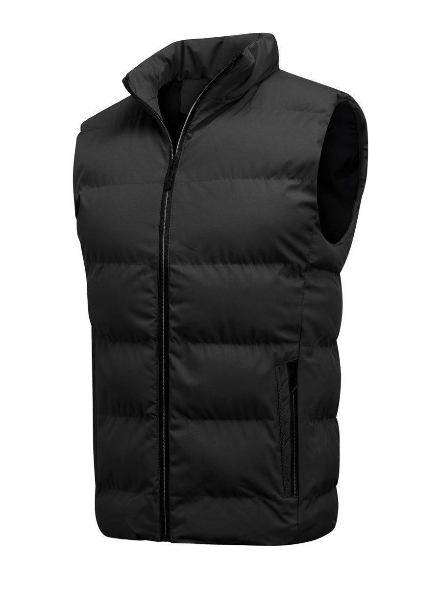 YOUTHUP Steppweste Lässige Herrenweste mit Stehkragen günstig online kaufen