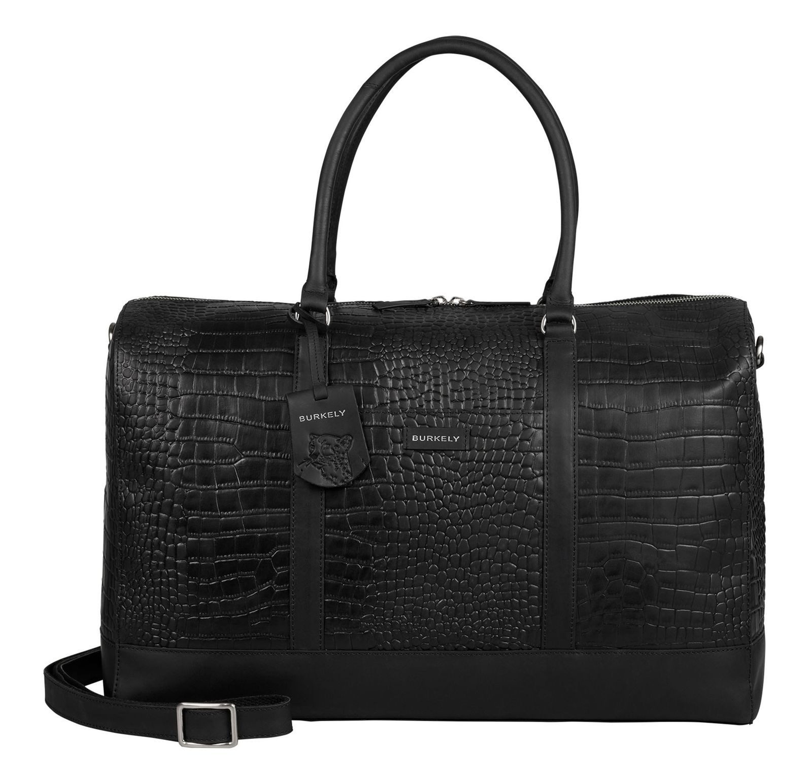 Burkely Reisetasche Weekender, aus echtem Leder