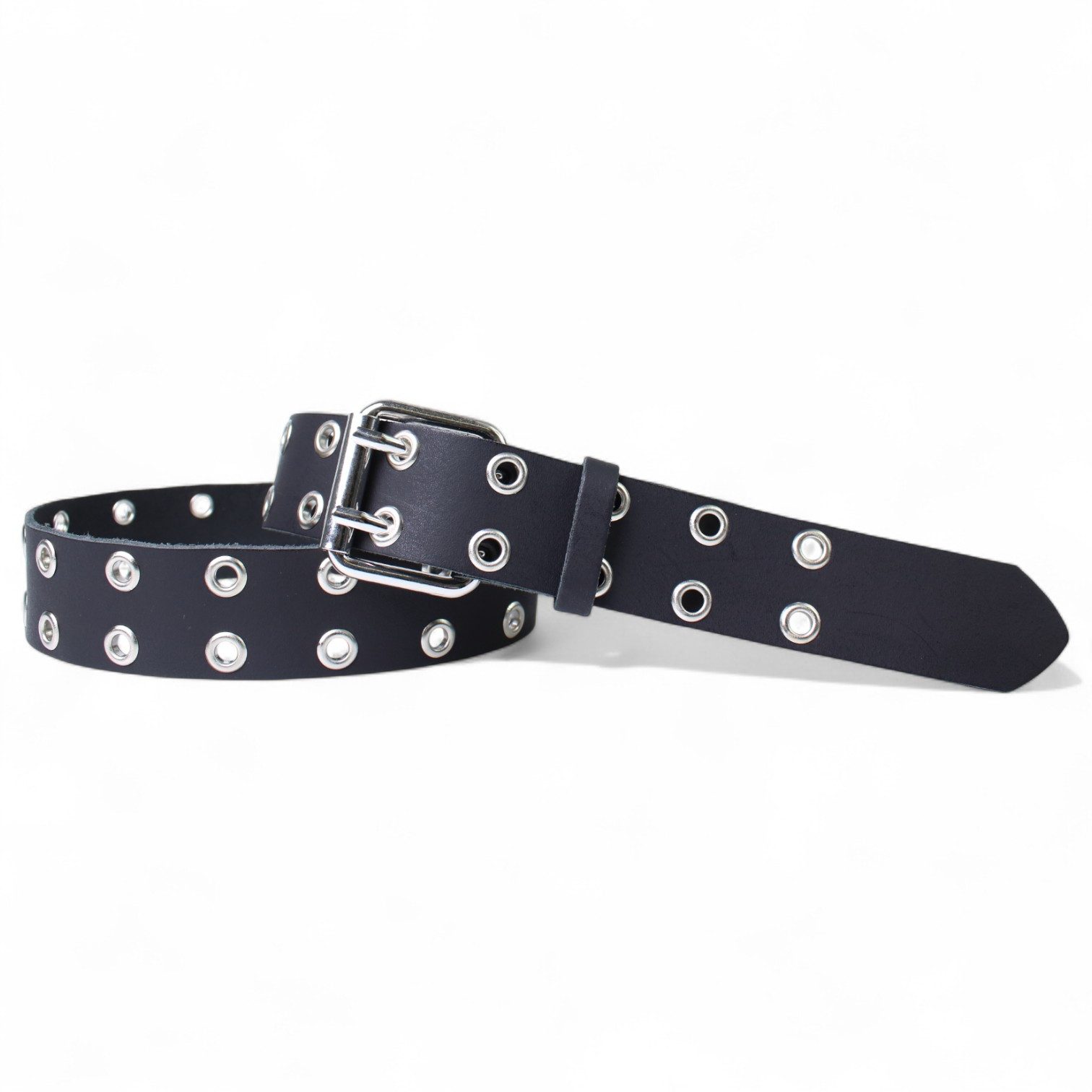 FRONHOFER Nietengürtel Damen Rindleder breit (1-St) Doppeldorn, Retro, für Jeans