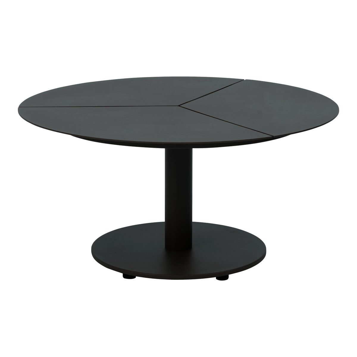 Brafab Couchtisch, Stabiles Säulengestell und Bodenplatte mit Stellschrauben