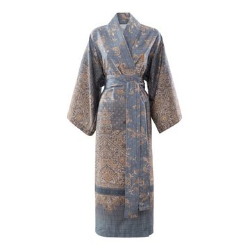 Bassetti Kimono TIVOLI, knieumspielend, Baumwolle, Gürtel, mit Allover-Paisleymuster