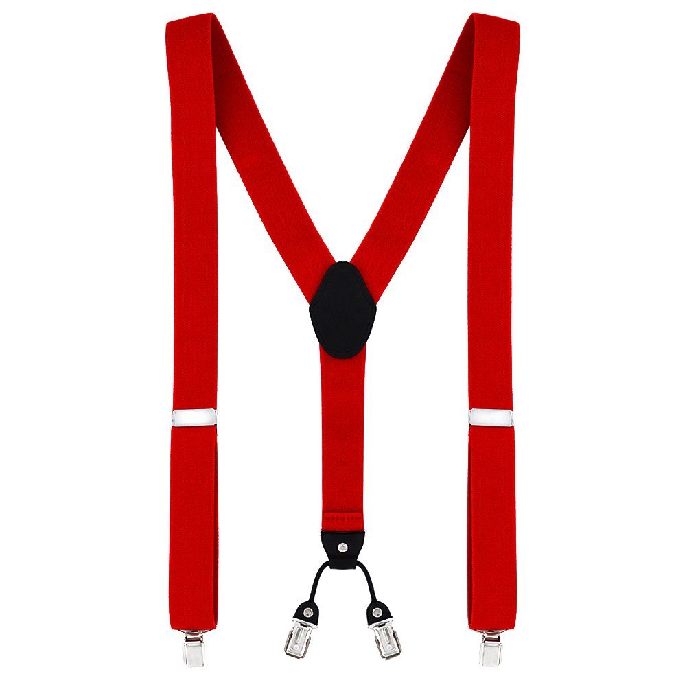 DonDon Hosenträger 3,5 cm breit (2er Set, 2-St) 2er Set, Hosenträger Y-Form günstig online kaufen