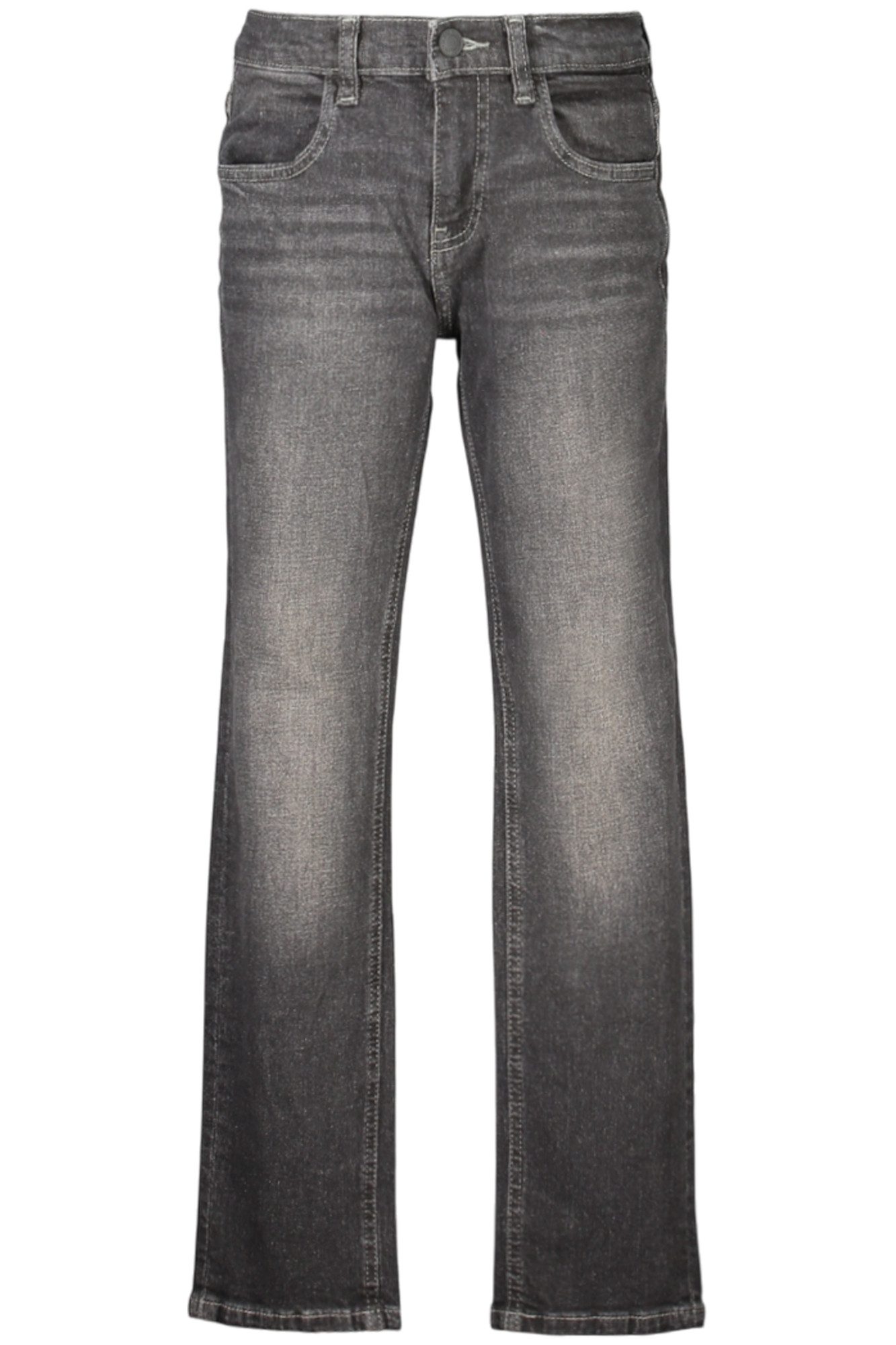 GUESS JEANS 5-Pocket-Jeans Stylische Slim Fit Kinderjeans in Schwarz mit verstellbarem Bund