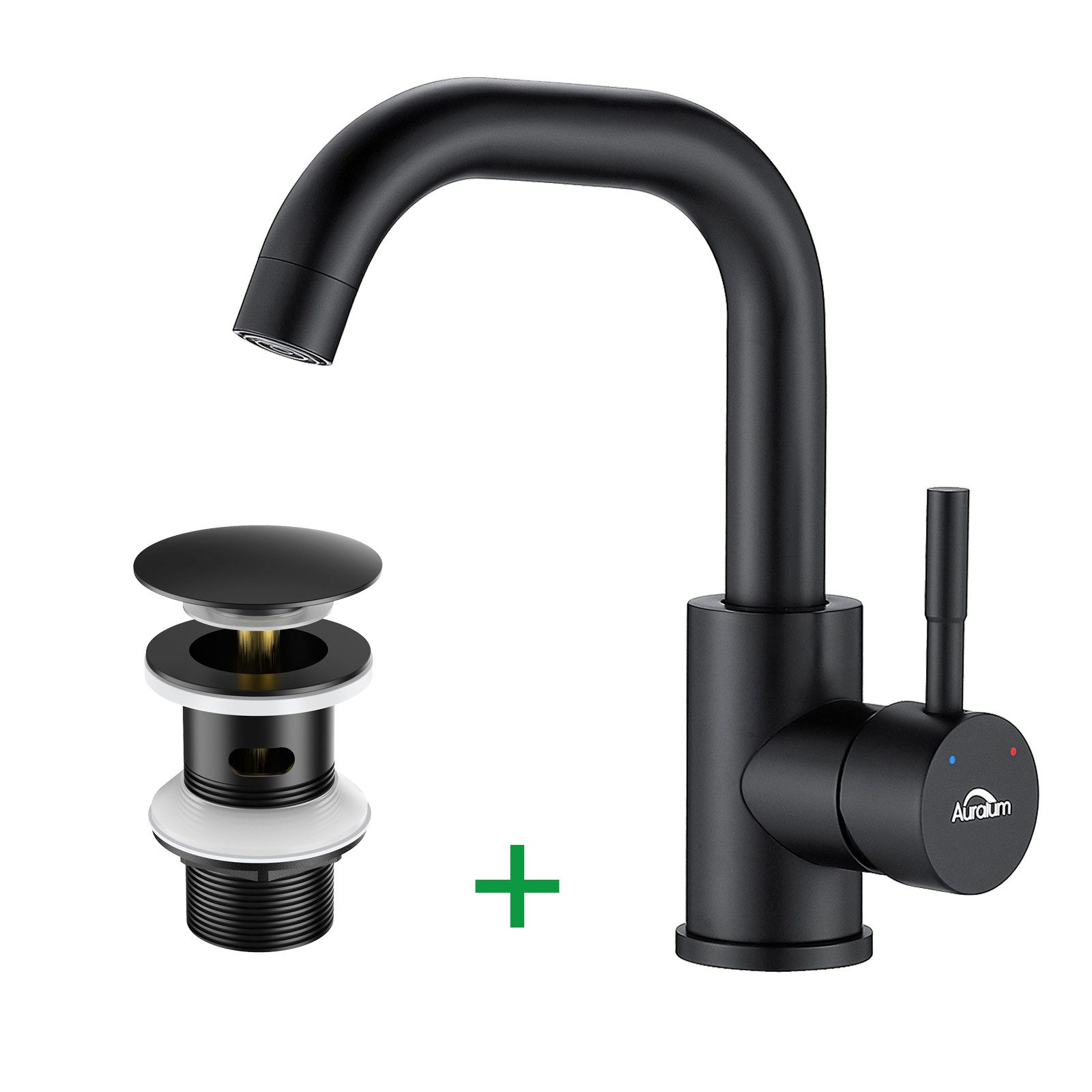 Auralum Max Waschtischarmatur 360° Drehbar Badarmatur günstig online kaufen