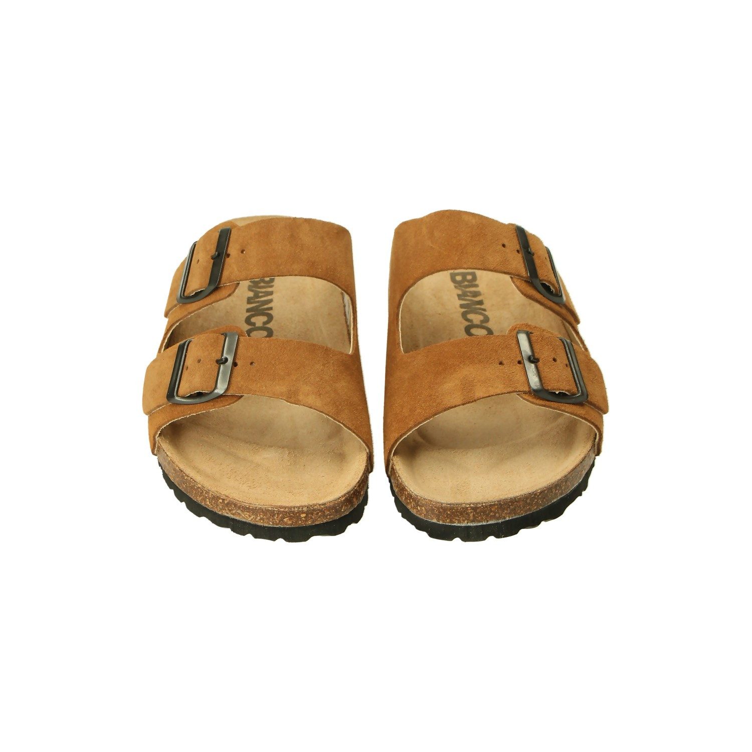 Bianco T-Strap-Sandalette