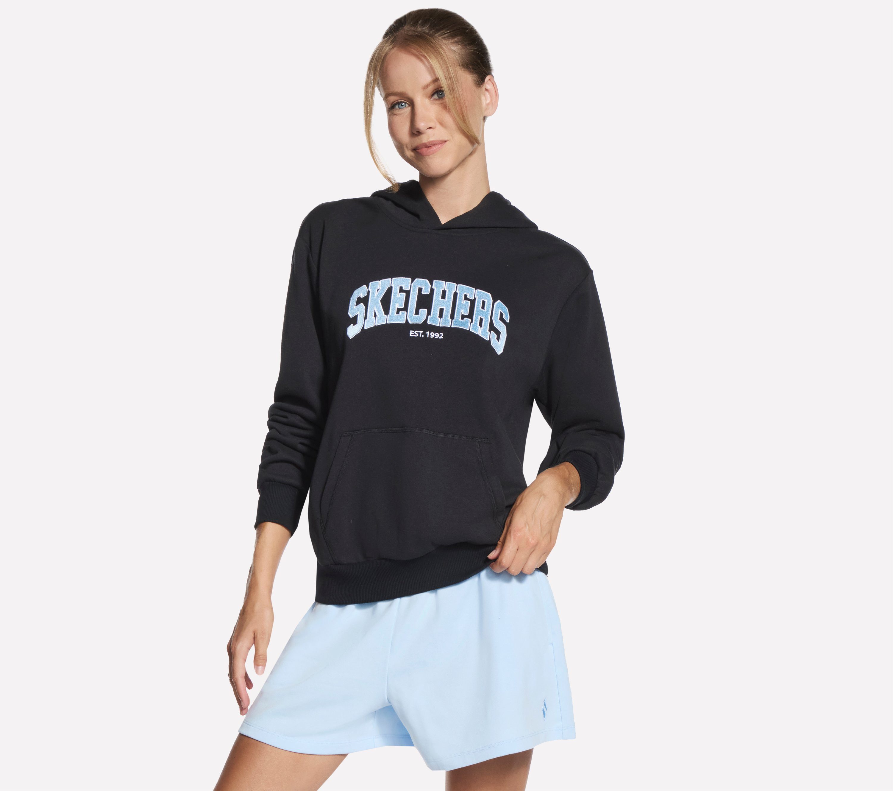 Skechers Kapuzensweatshirt Women's Hoodie aus Baumwolle und Polyester, für Erwachsene