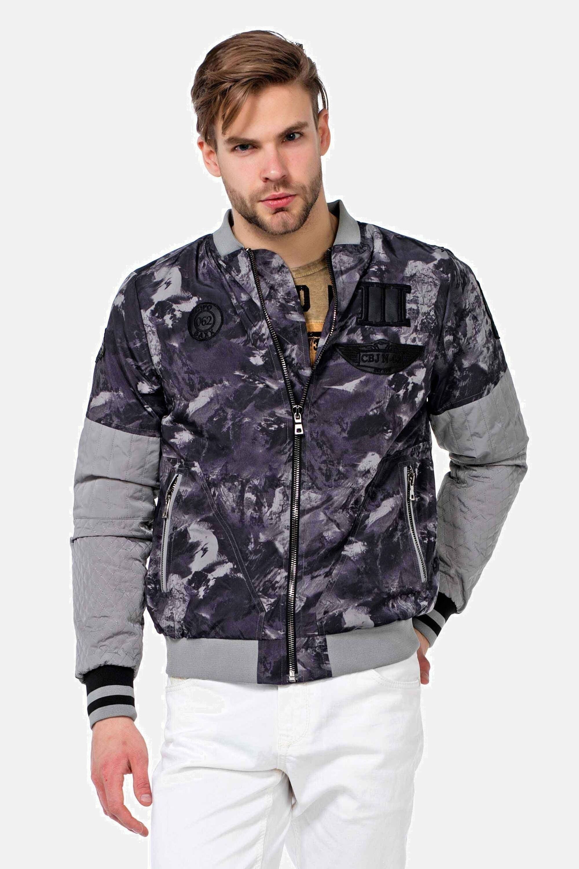 Cipo & Baxx Collegejacke Jacke in Regular-Fit, CJ-210