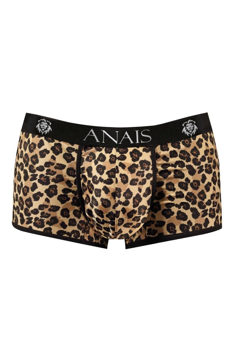 Anais for Men Боксерские мужские трусы, боксерки Herren Dessous Boxer Shorts mit Leoparden Print und breitem Gummibund