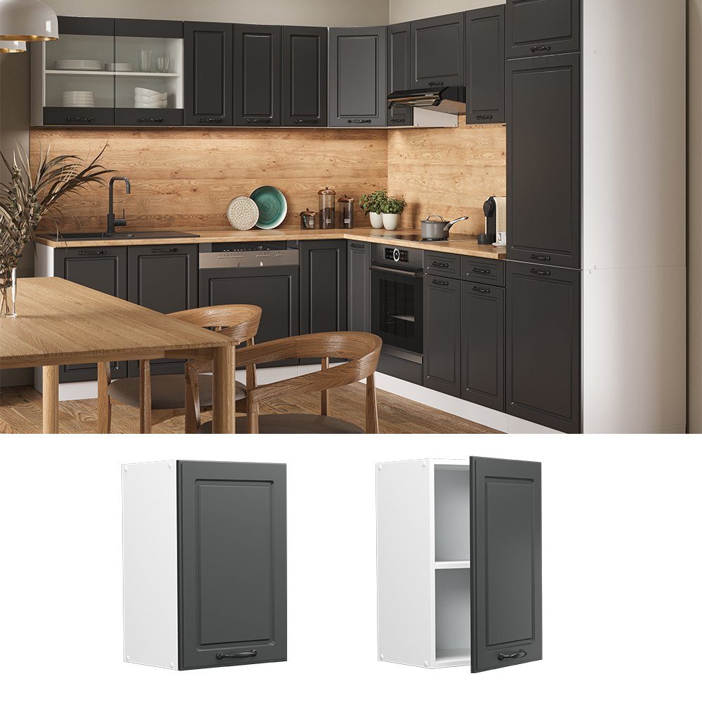 Vicco Hängeschrank R-Line, Anthrazit Landhaus/Weiß, 40 günstig online kaufen