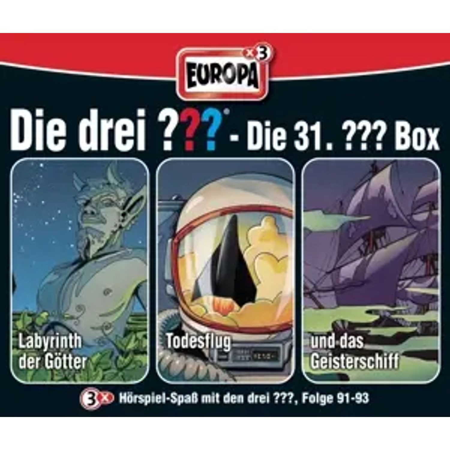 Hörspiel Die drei ??? Box 31. Folge 91-93 (drei Fragezeichen) CD