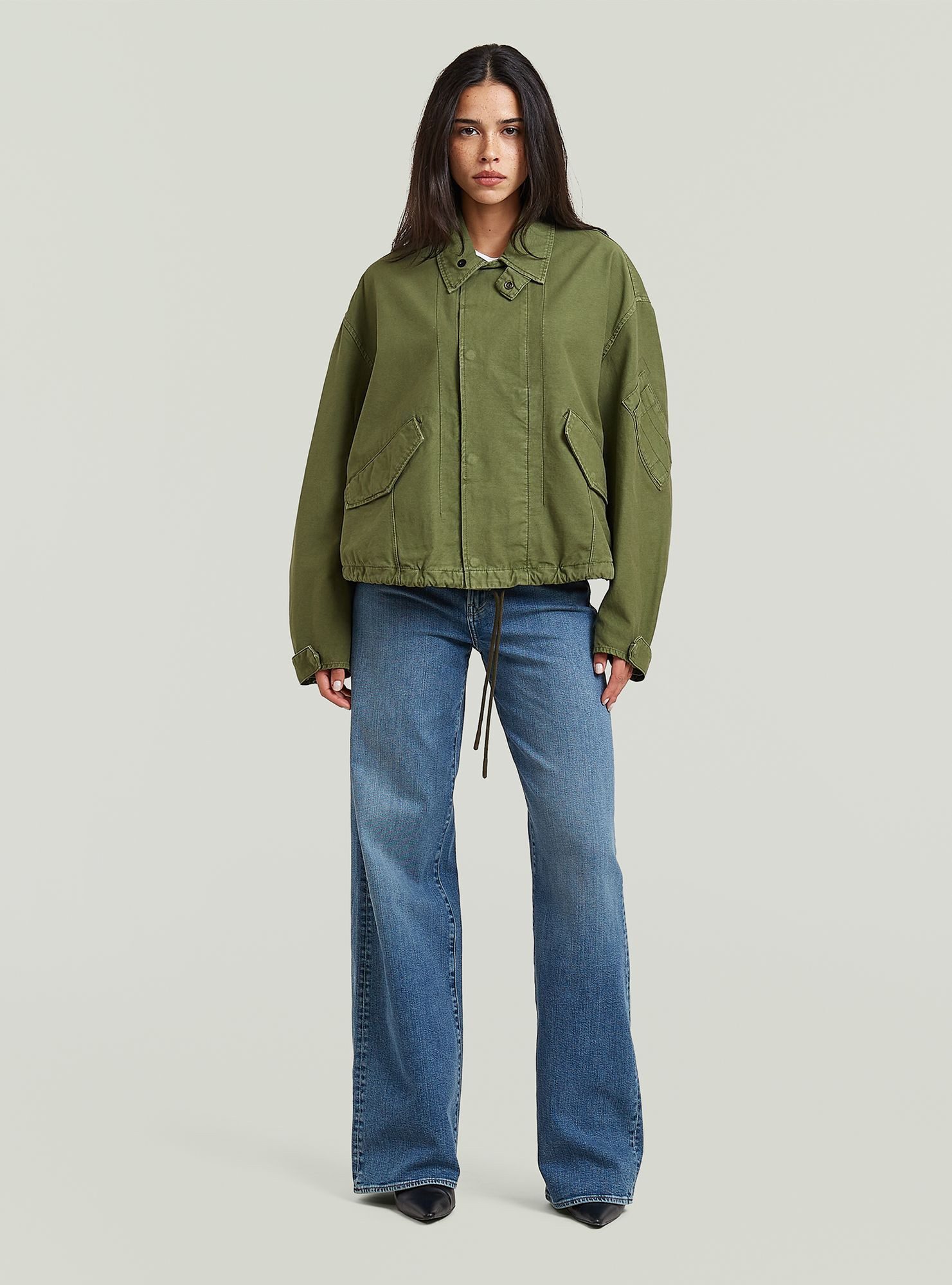 G-STAR Outdoorjacke Oversized Cropped Jacke
