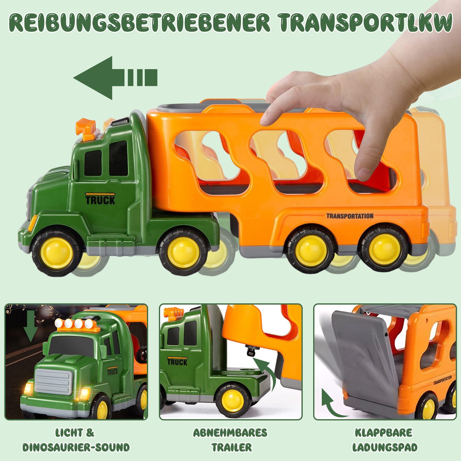 RWEUOQ Spielzeug-Auto Spielzeug-Auto 7 in 1 günstig online kaufen