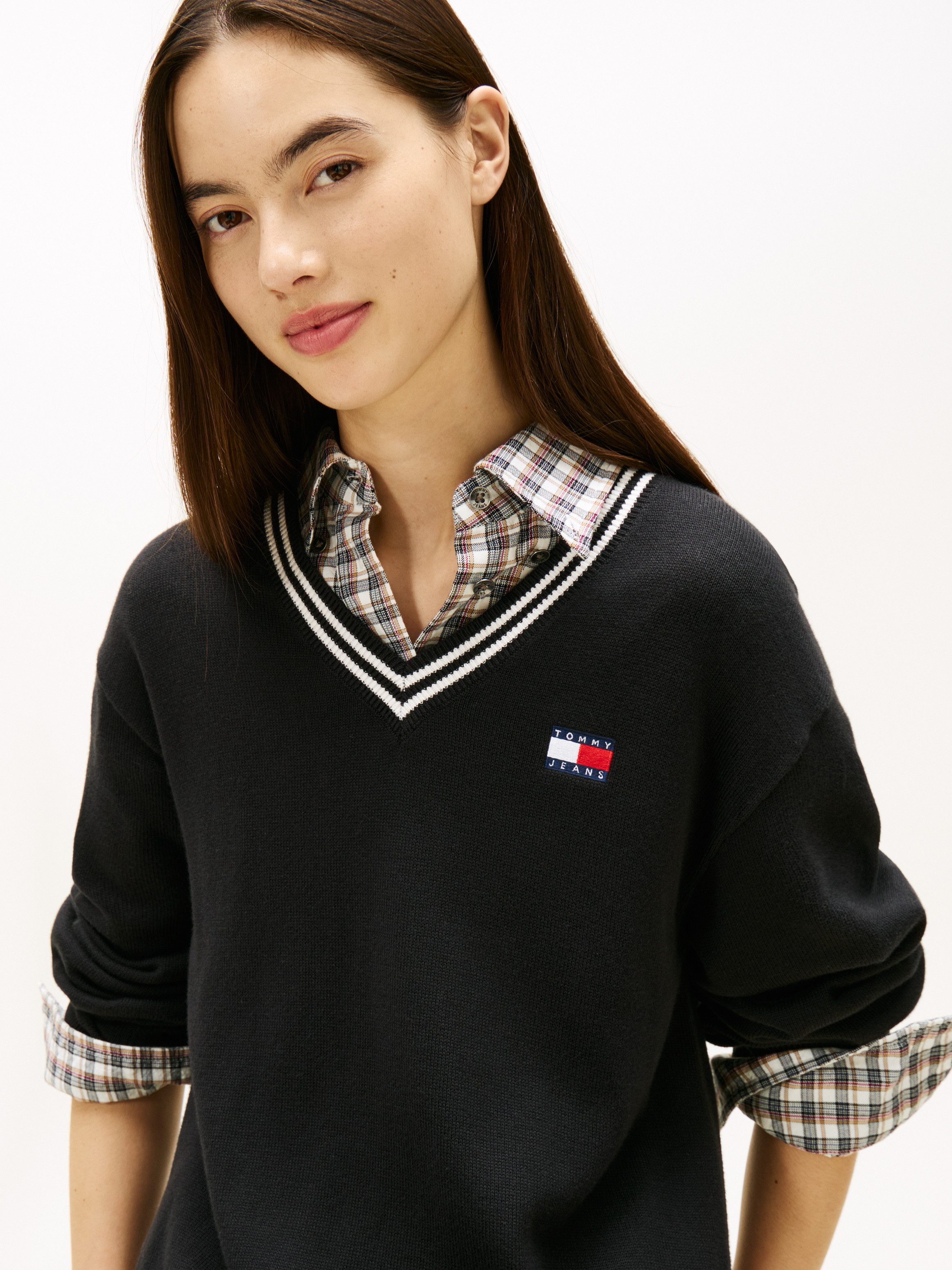 Tommy Jeans Minikleid TJW BADGE SWEATER DRESS EXT