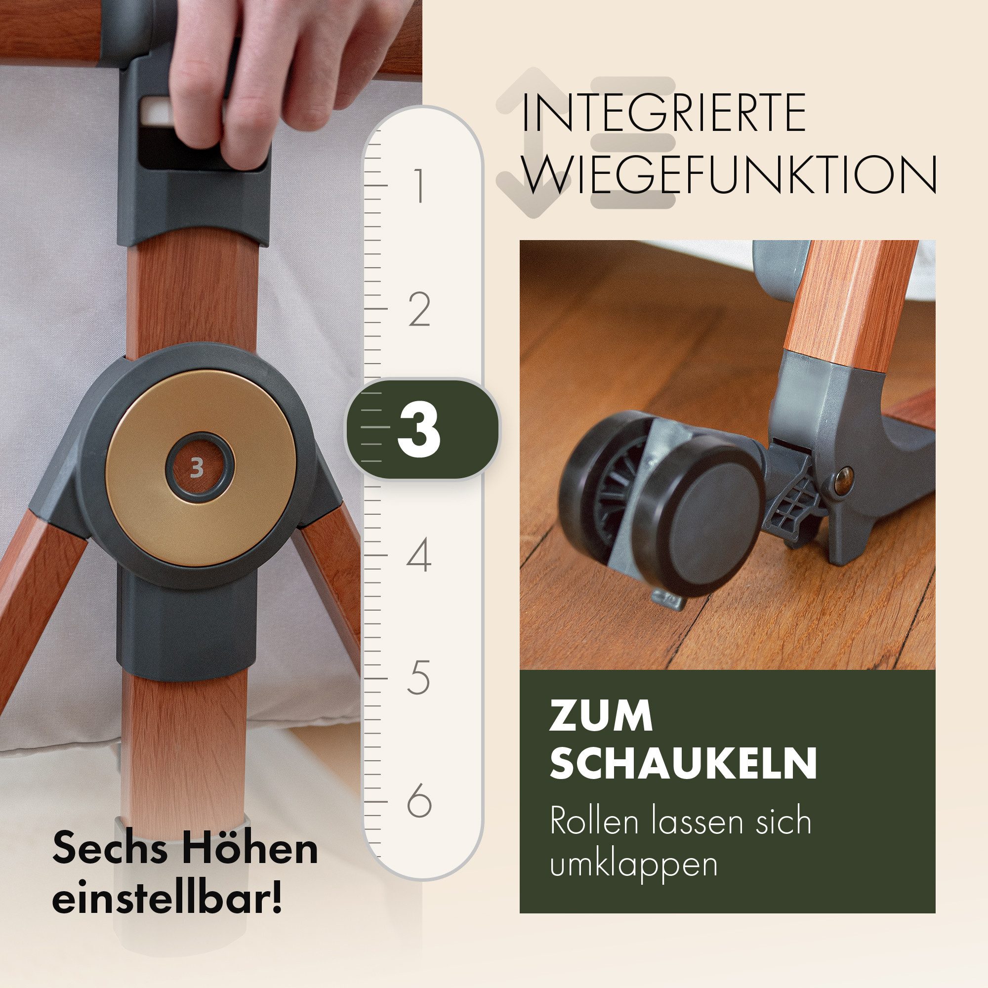 KUNU Beistellbett KUNU Beistellbett – Bild 3 von 5