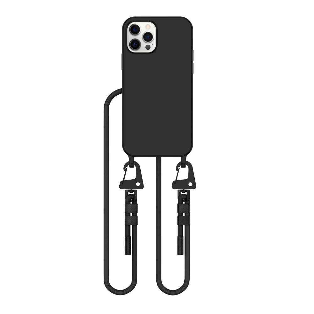 TECH PROTECT Handyhülle Umhängehülle Handykette Schutzhülle 6,1 Zoll, MagSafe, abnehmbares Trageband, matt