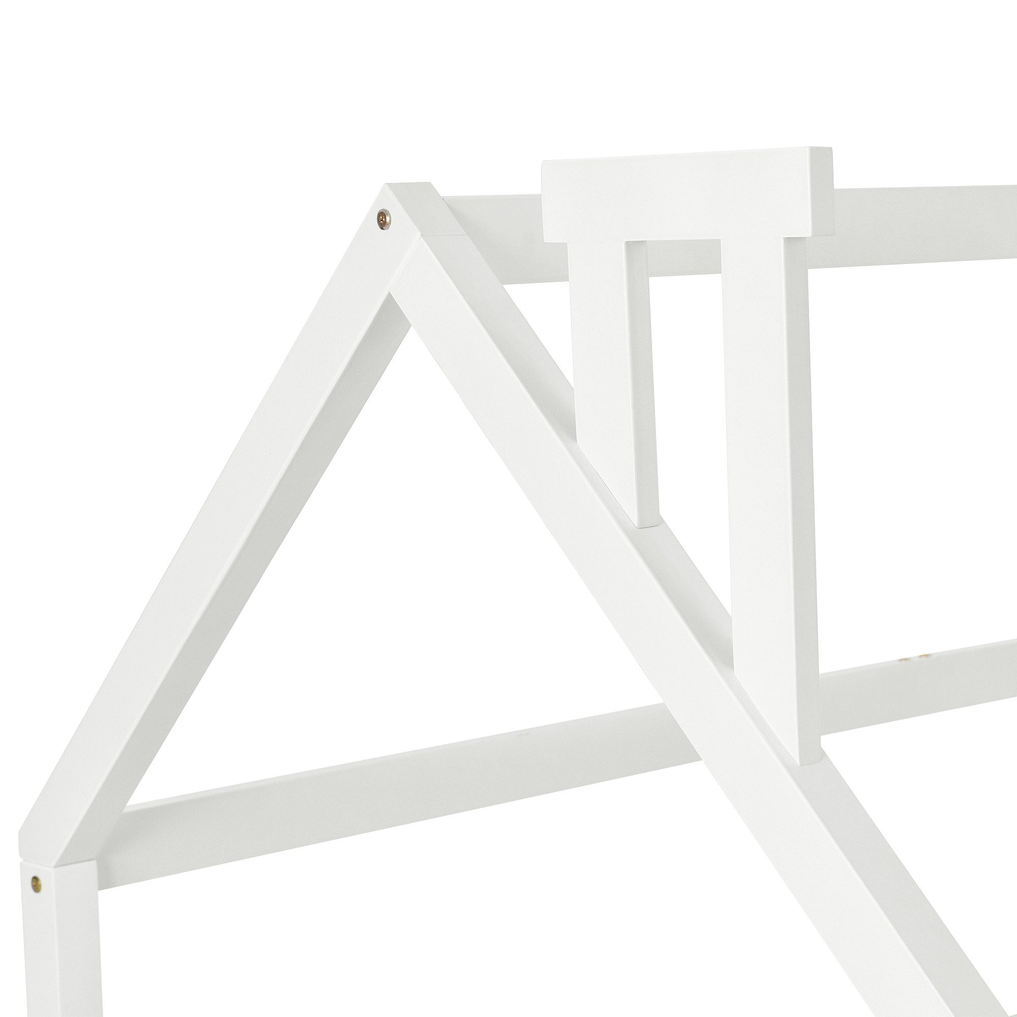 STILVORA Kinderbett 90x200 Hausbett mit Schornstein,Bettgestell aus Kiefern günstig online kaufen