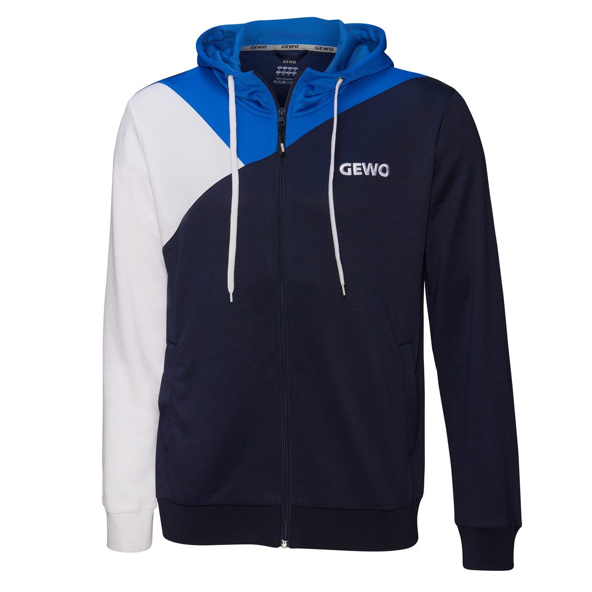Gewo Trainingspullover GEWO Hoodie Toledo navy/royal L Unisex