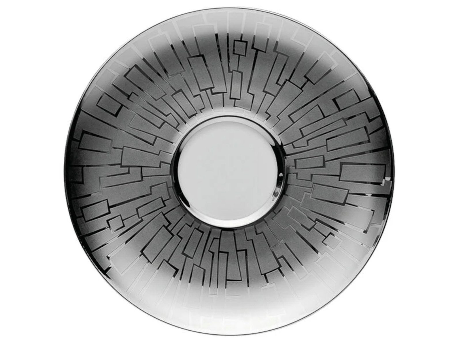 Rosenthal Untertasse TAC Gropius Skin Platin Tee-Untertasse 16 cm, Untertasse